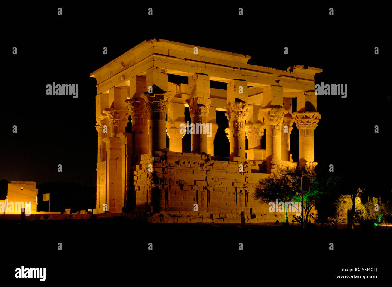 Trajans Kiosk Philae temple Egypt North Africa Stock Photo