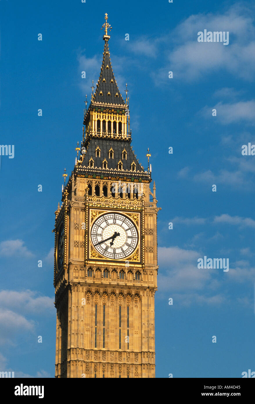 Big Ben clock tower in London England Stock Photo Alamy