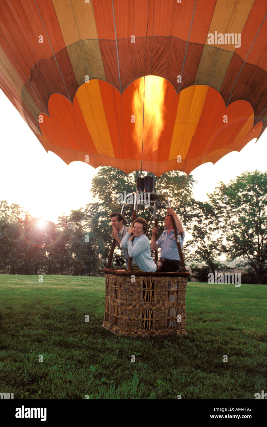 hot air balloon lift