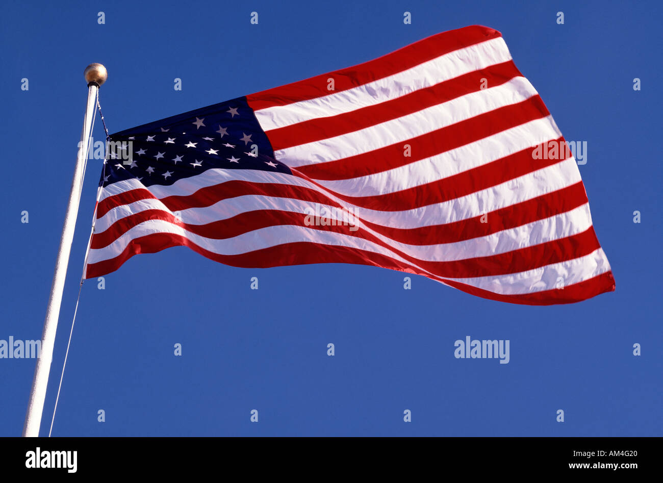 American flag, USA Stock Photo