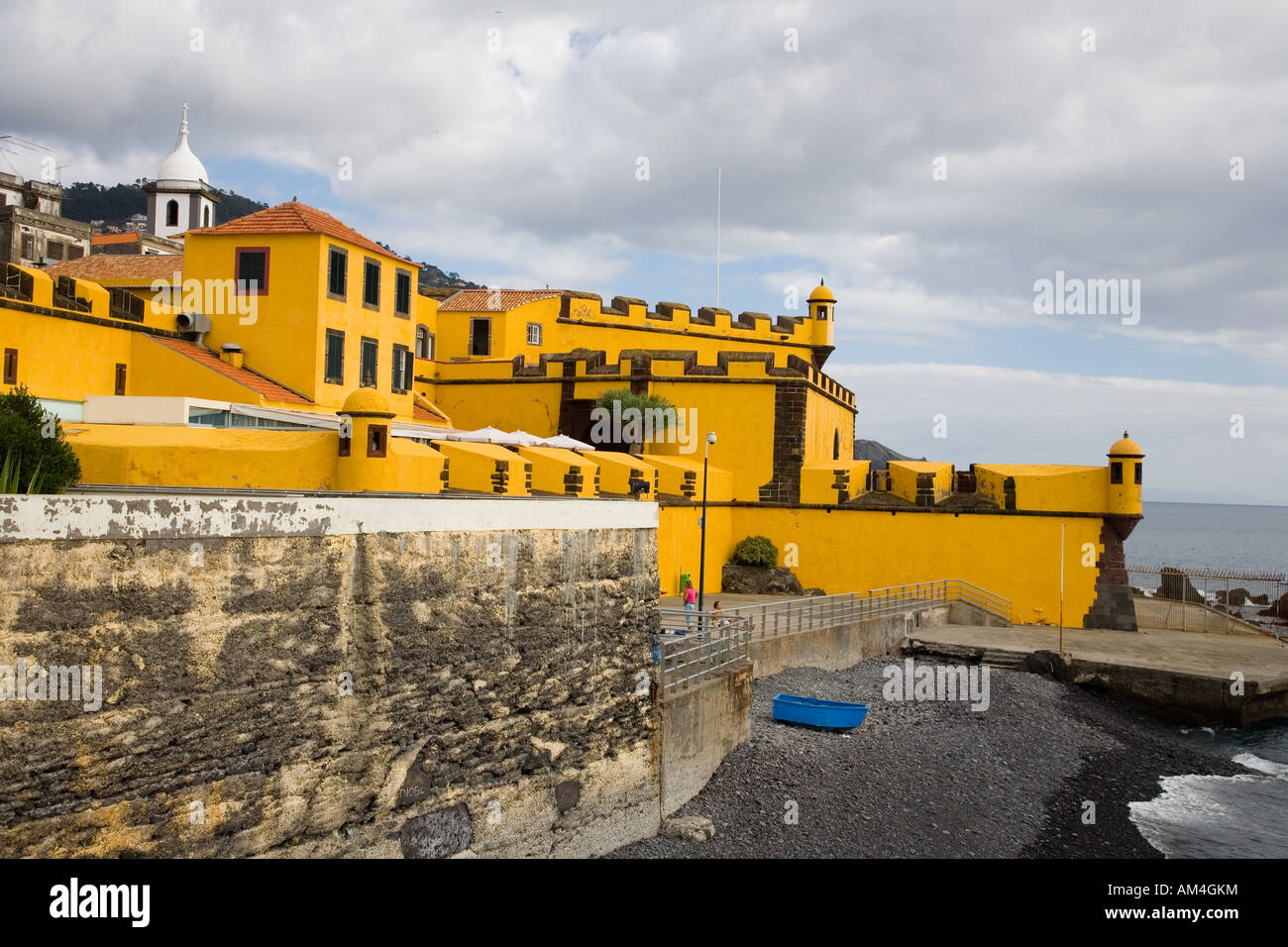 Forte de Sao Tiago, Funchal, Madeira Stock Photo