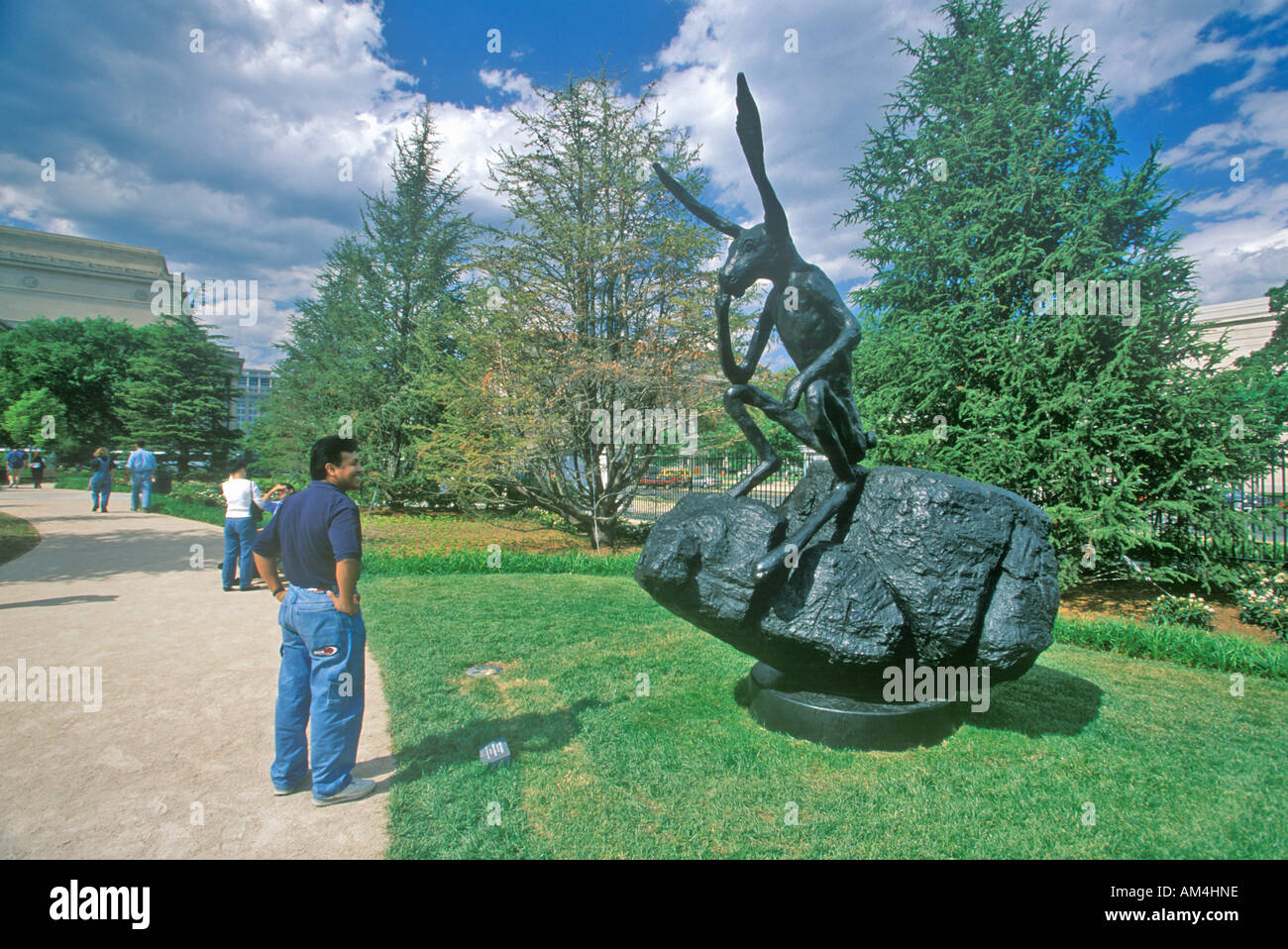 National Gallery of Art Sculpture Garden Washington DC Stock Photo Alamy