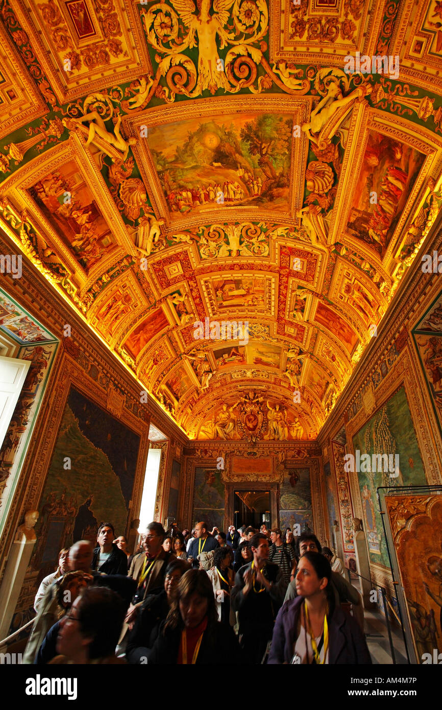 Gallery of Maps Vatican Museums - Gallery Of Maps Vatican Museums Italy AM4M7P 