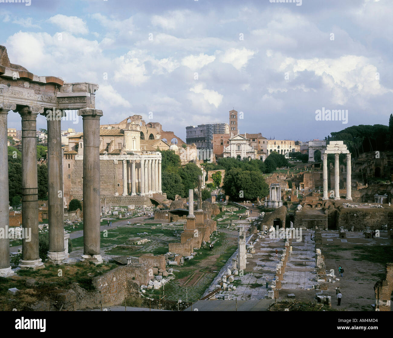 The Forum, Rome Stock Photo