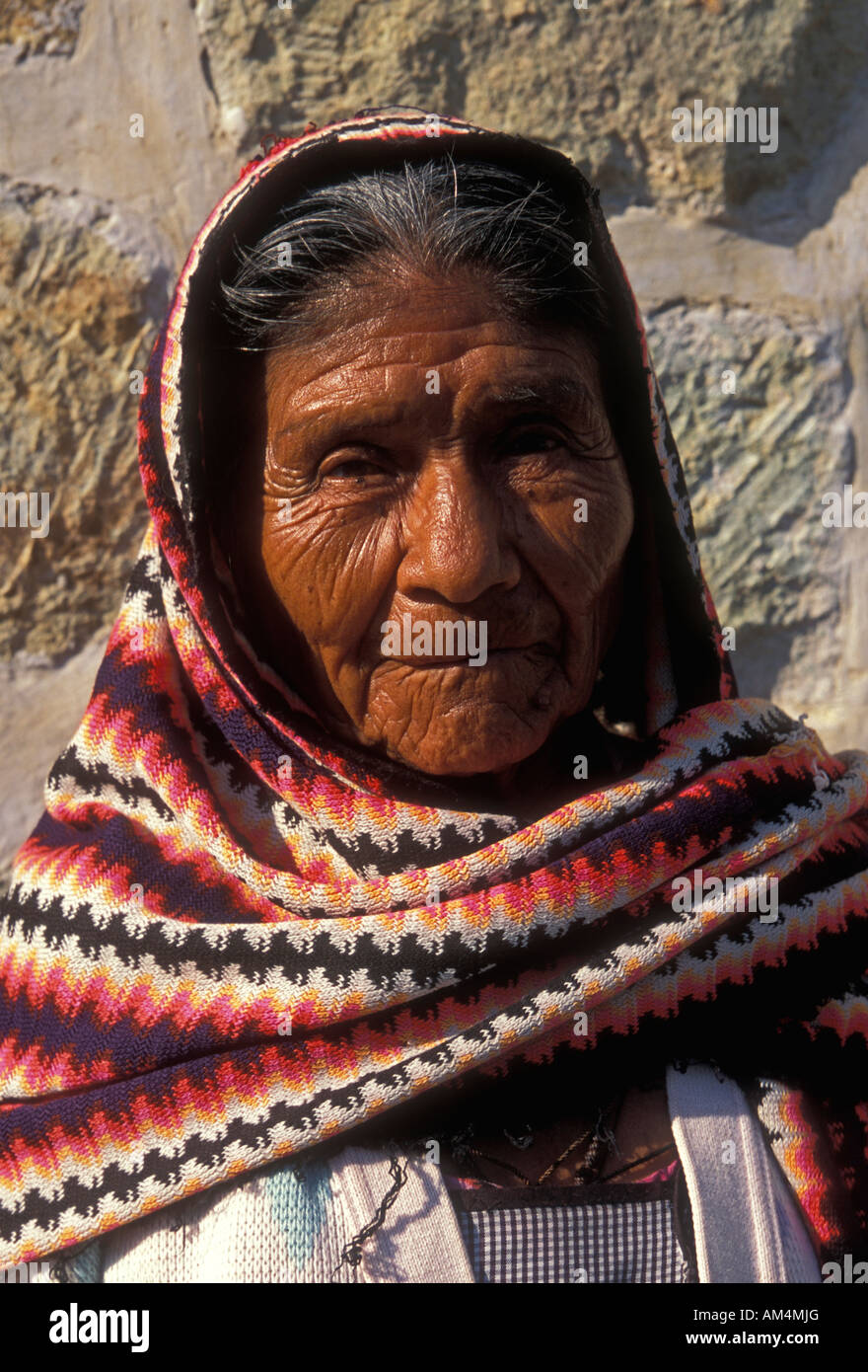 1 One Mexican Old Woman Mature Woman Elderly Woman Head And