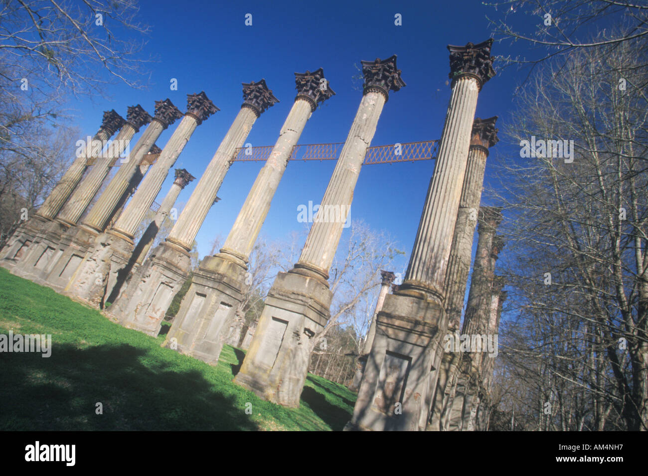 Windsor Ruins are the ruins of the largest antebellum Greek Revival