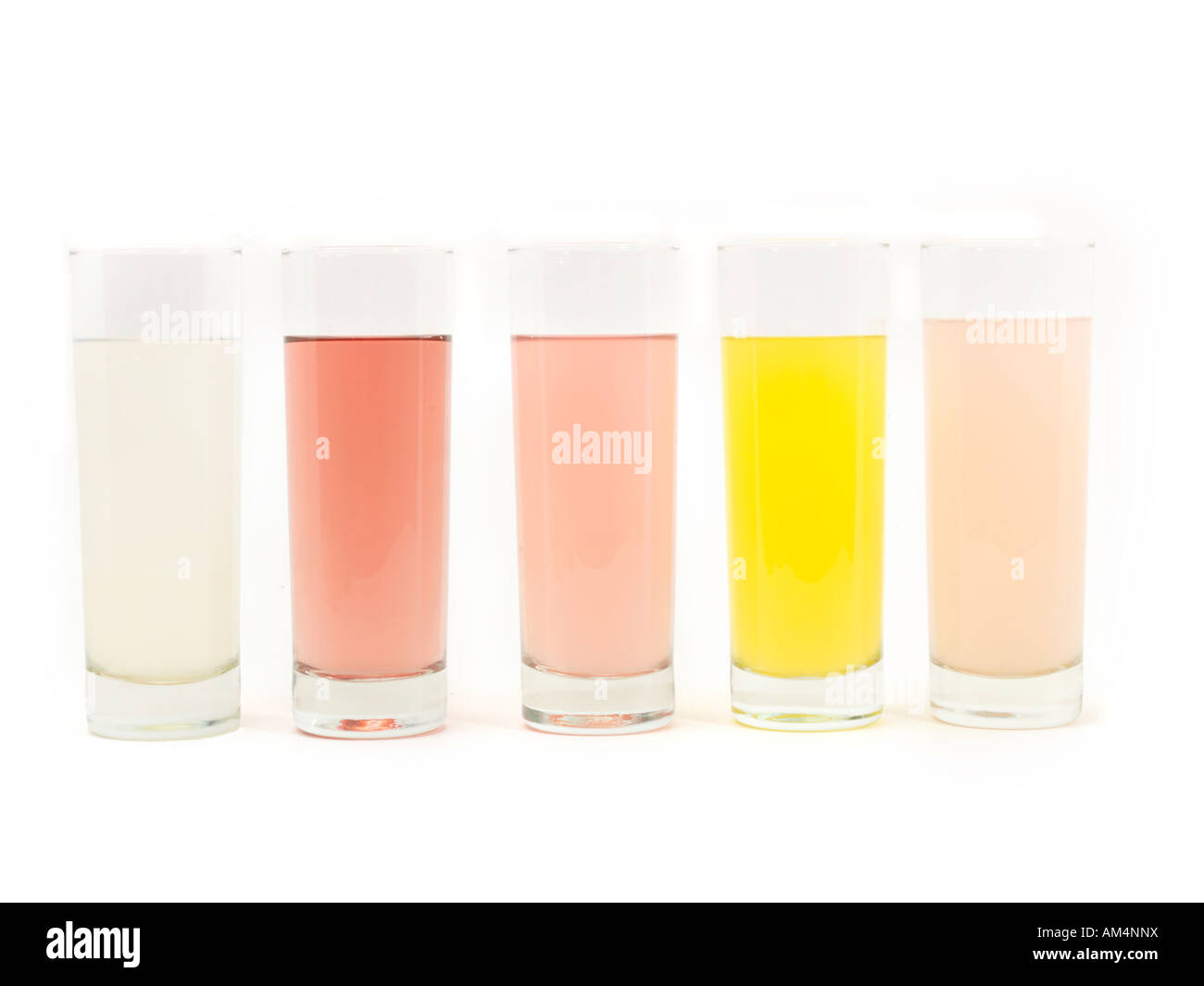Range of Squash Drinks Stock Photo Alamy