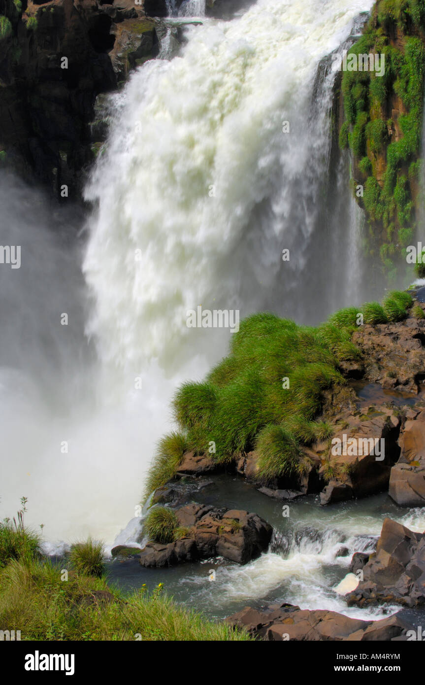 The powerful falls at Iguazu, Argentina Stock Photo