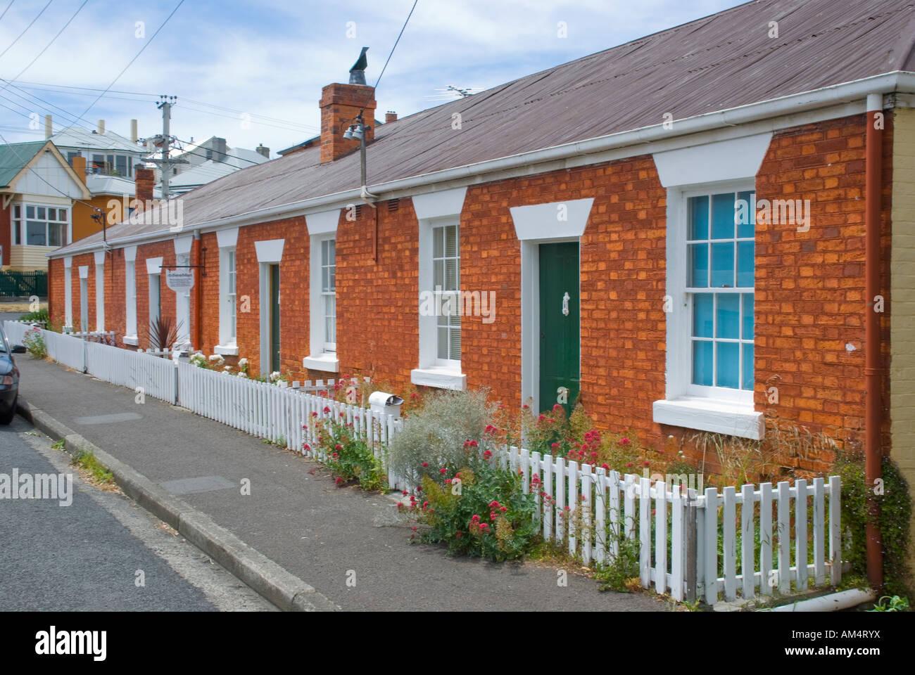 A Row Of Georgian Worker S Cottages In Battery Point Hobart