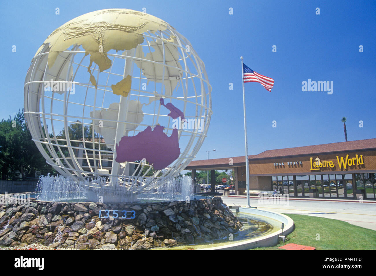 Earth sculptures at Leisure World Seal Beach Los Angeles California