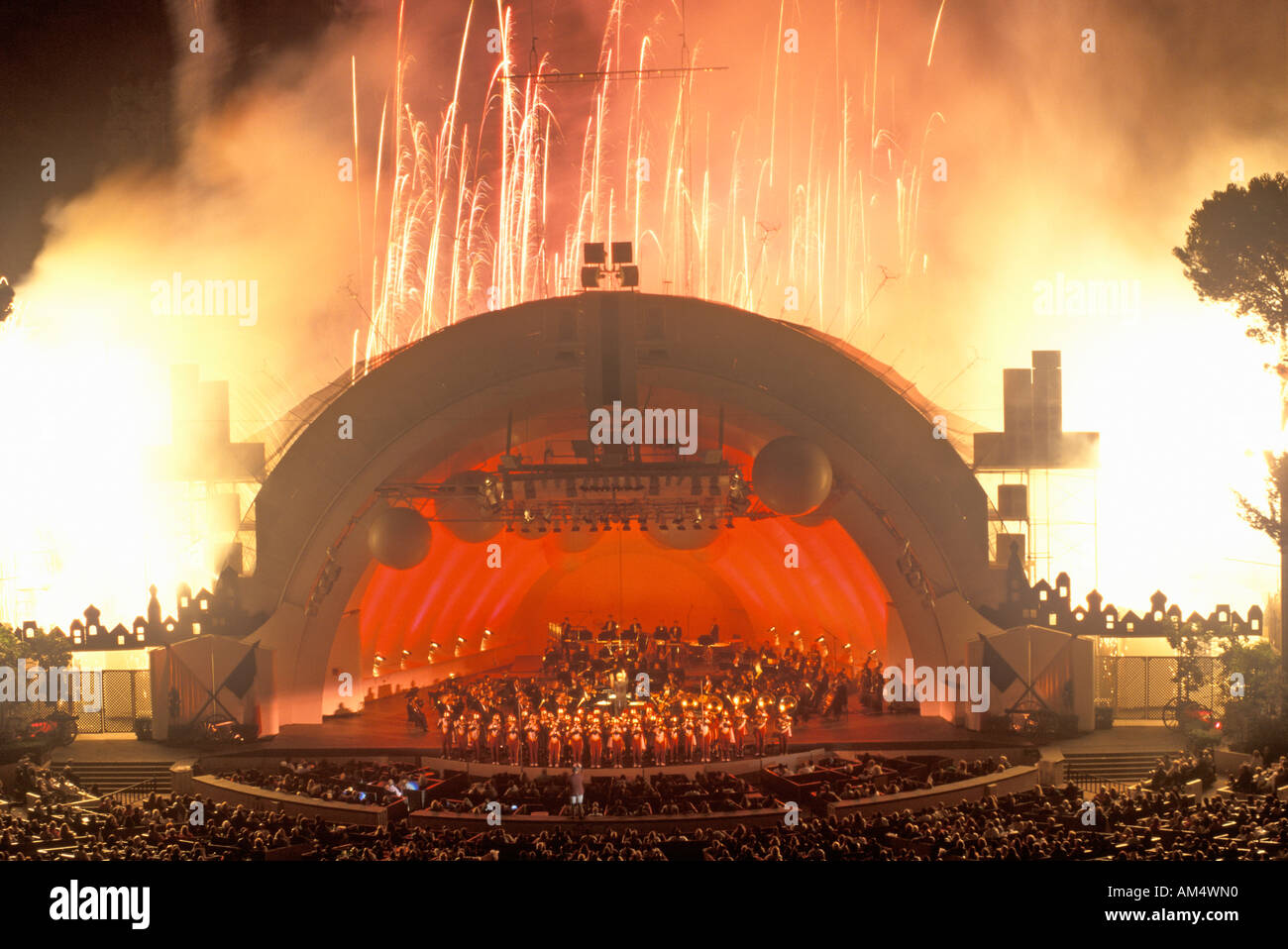 1812 Overture with fireworks at the Hollywood Bowl Los Angeles