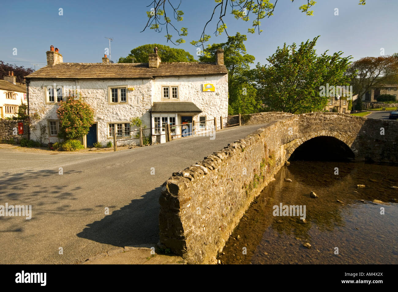 The Beautiful Village of Malham in the Yorkshire Dales National Park, England, UK Stock Photo