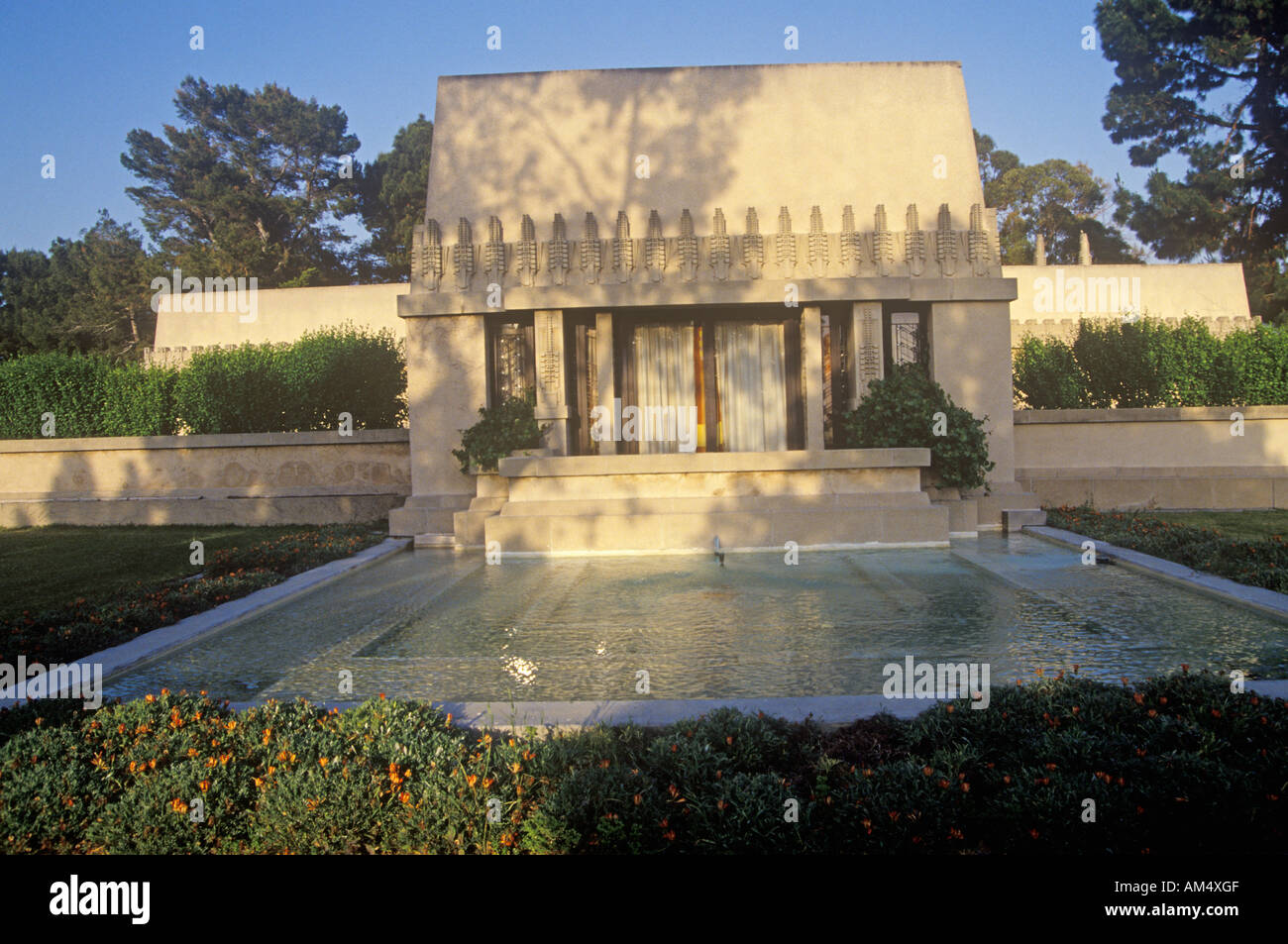 Frank Lloyd Wright s Hollyhock House Los Angeles California Stock Photo
