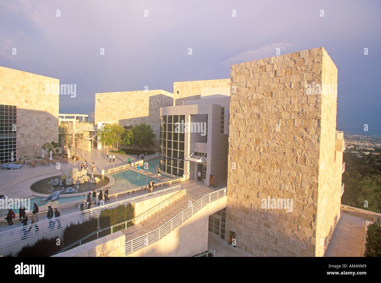Getty center los angeles sunset hi-res stock photography and images - Alamy