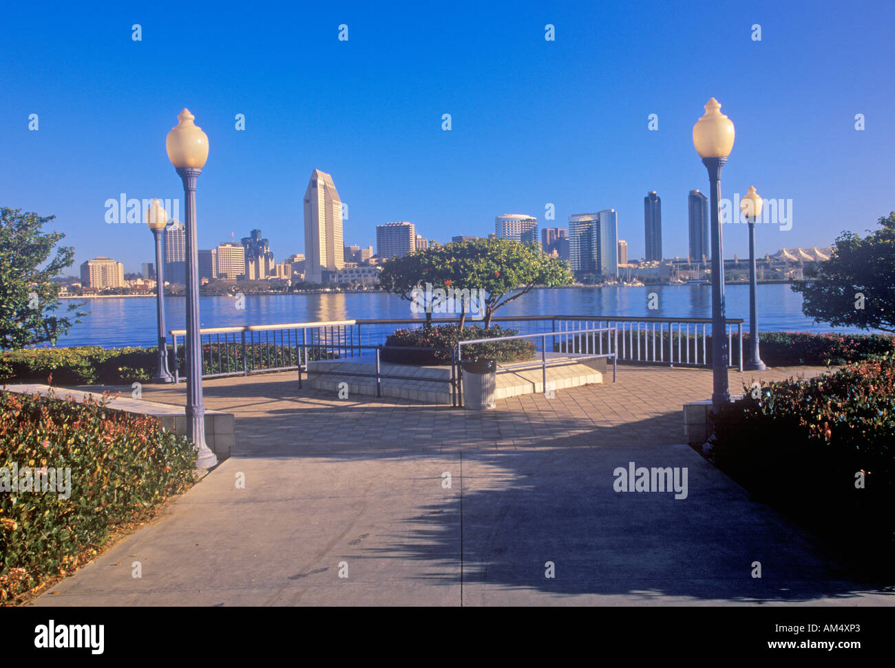 Sunrise san diego skyline view hi-res stock photography and images - Alamy
