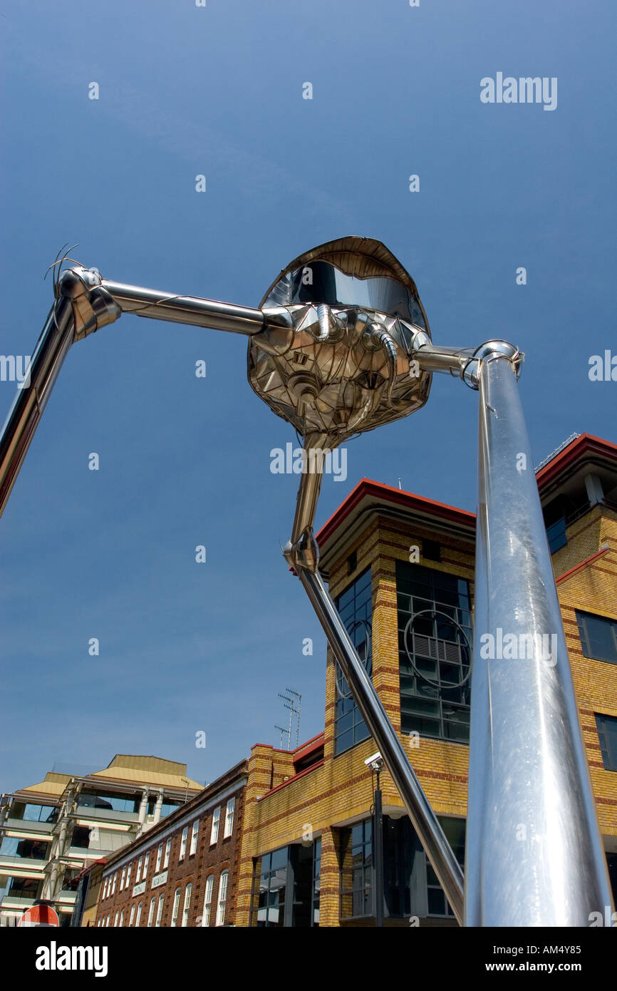 Martian Fighting Machine from H G Wells War of the Worlds Woking Town