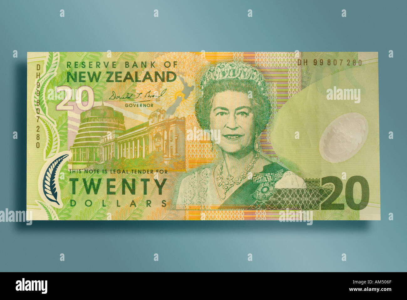 Dollar Bill From New Zealand Stock Photo Alamy