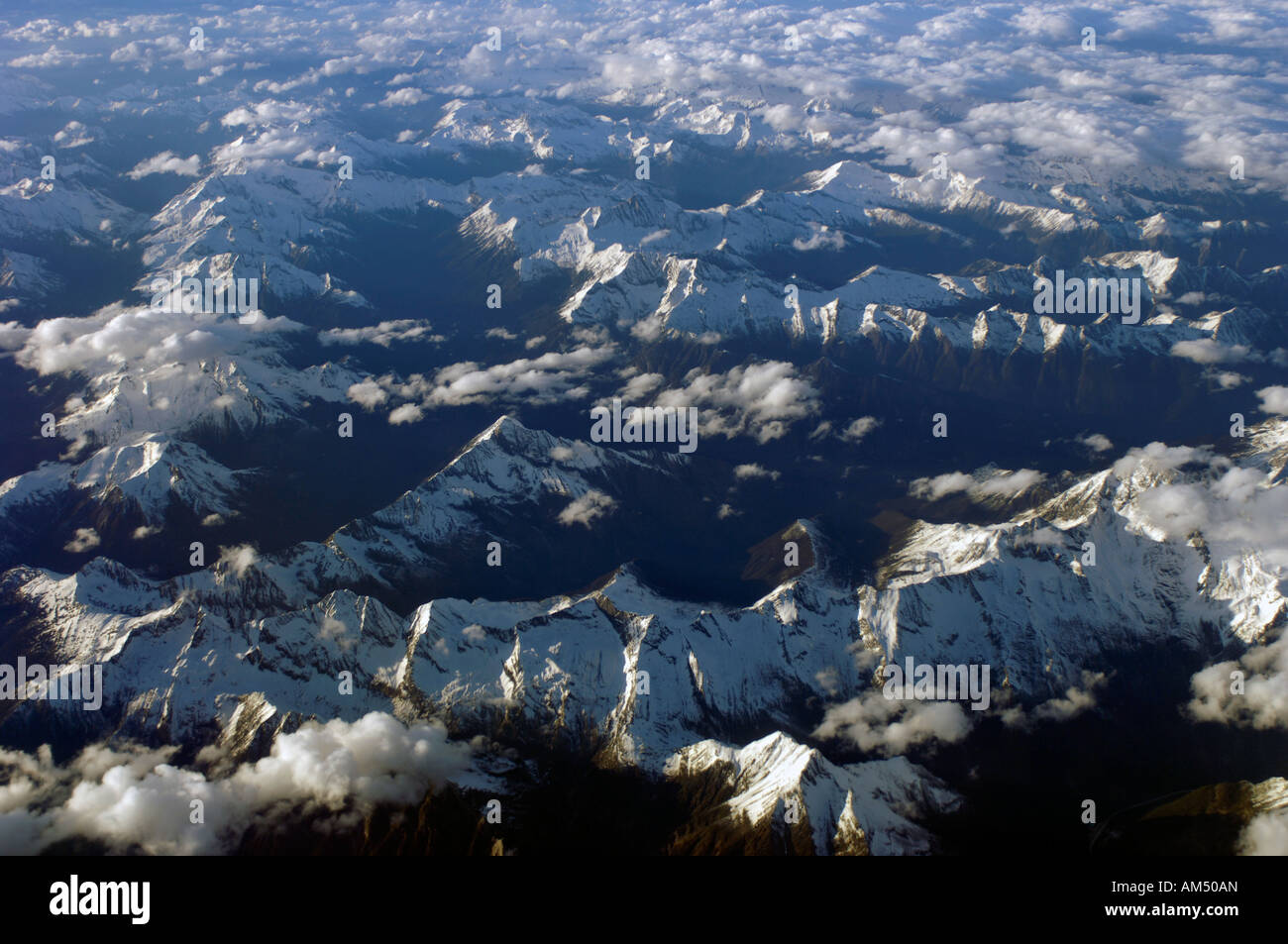 Canadian Rockies Aerial Stock Photo Alamy