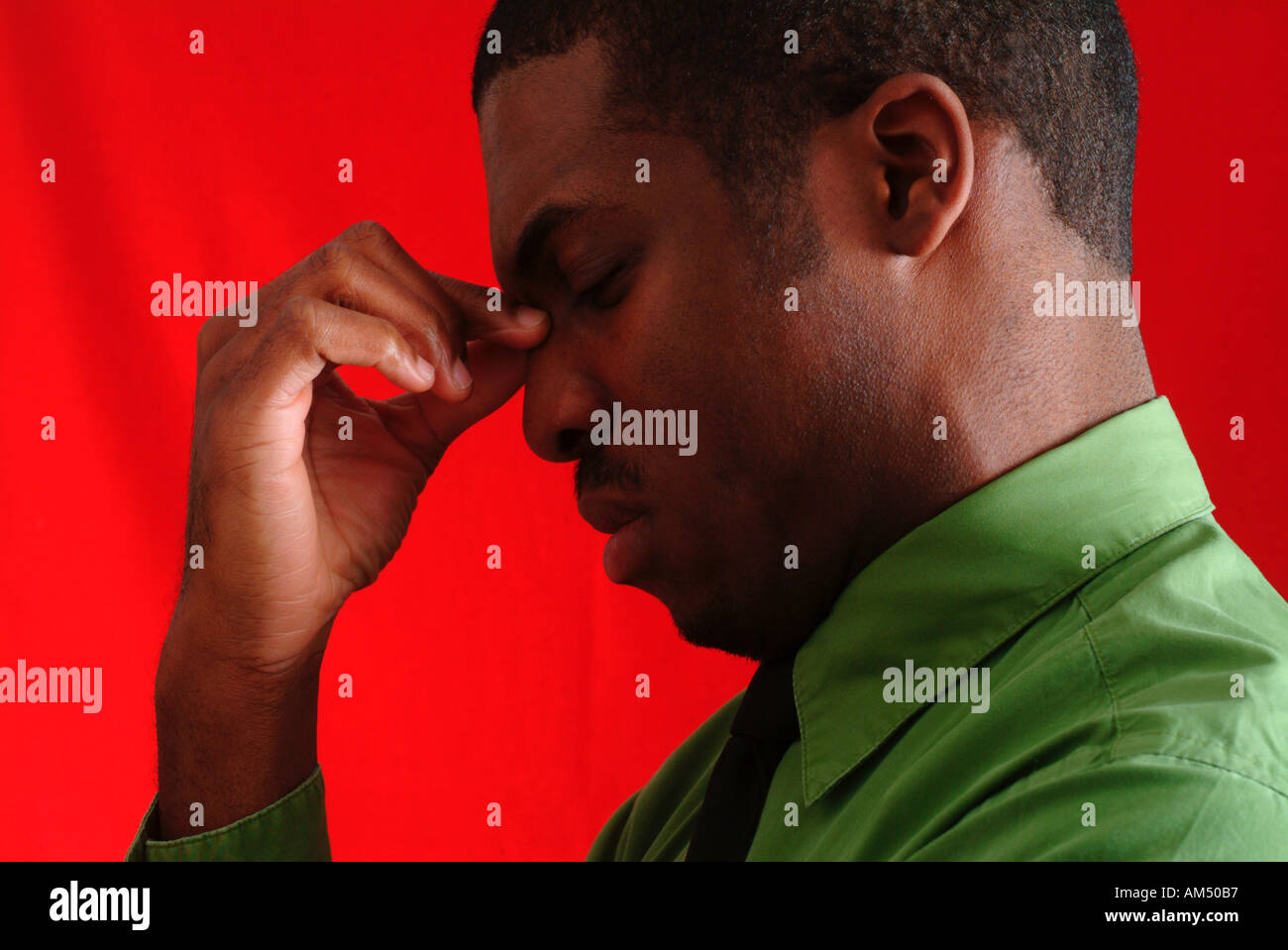 African american man pained hi-res stock photography and images - Alamy