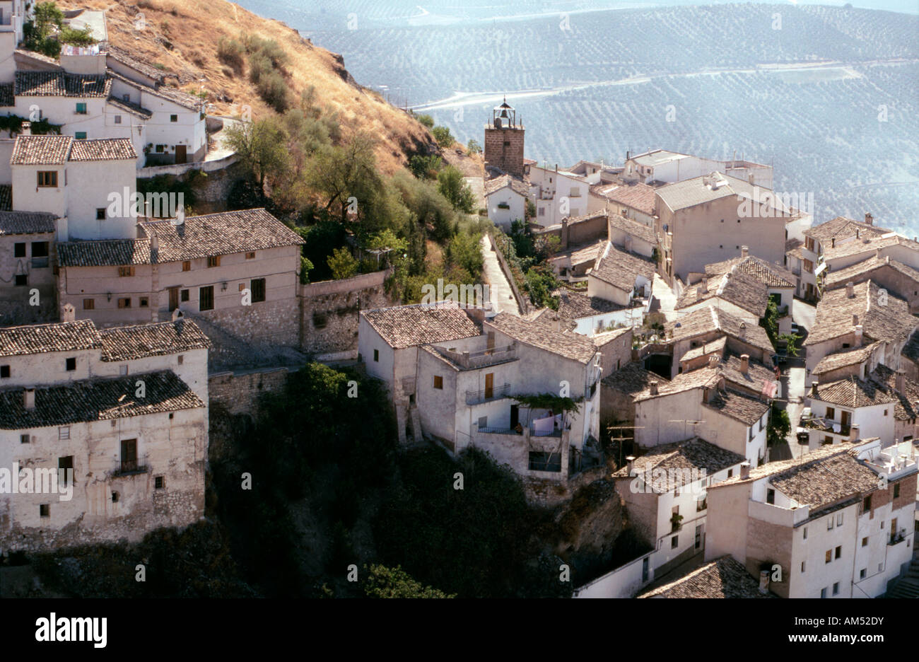 The village of La Iruela near Cazorla, situated on the edge of the Sierra de Cazorla natural Park Stock Photo