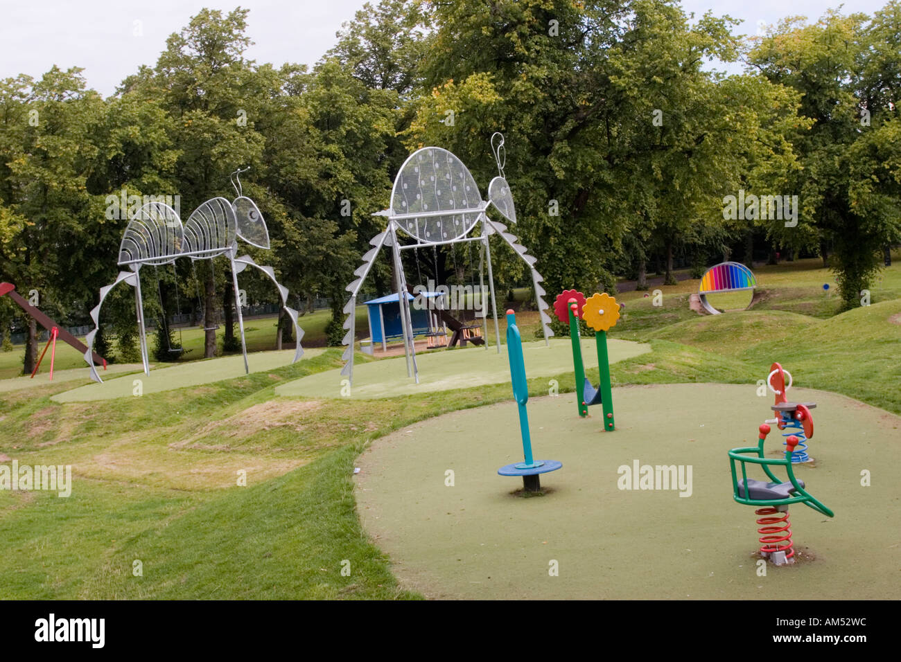 "Gardens for play" in Bellahouston Park Glasgow Scotland UK Stock Photo Alamy