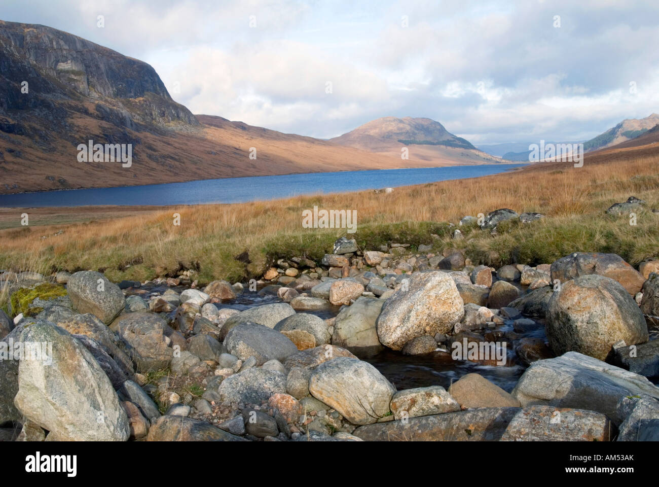 Lochan Na H Earba Lochaber, Scotland, UK Stock Photo Alamy