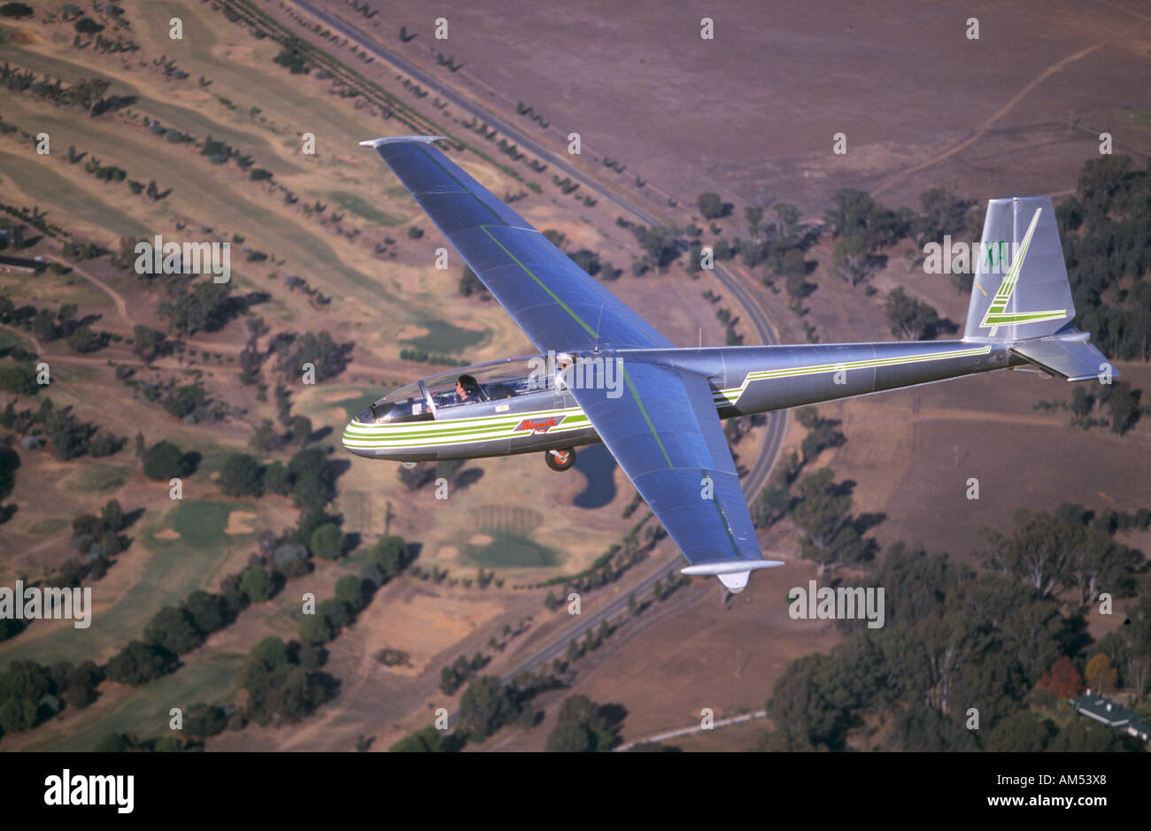 Glider, Tocumwal, Australia Stock Photo