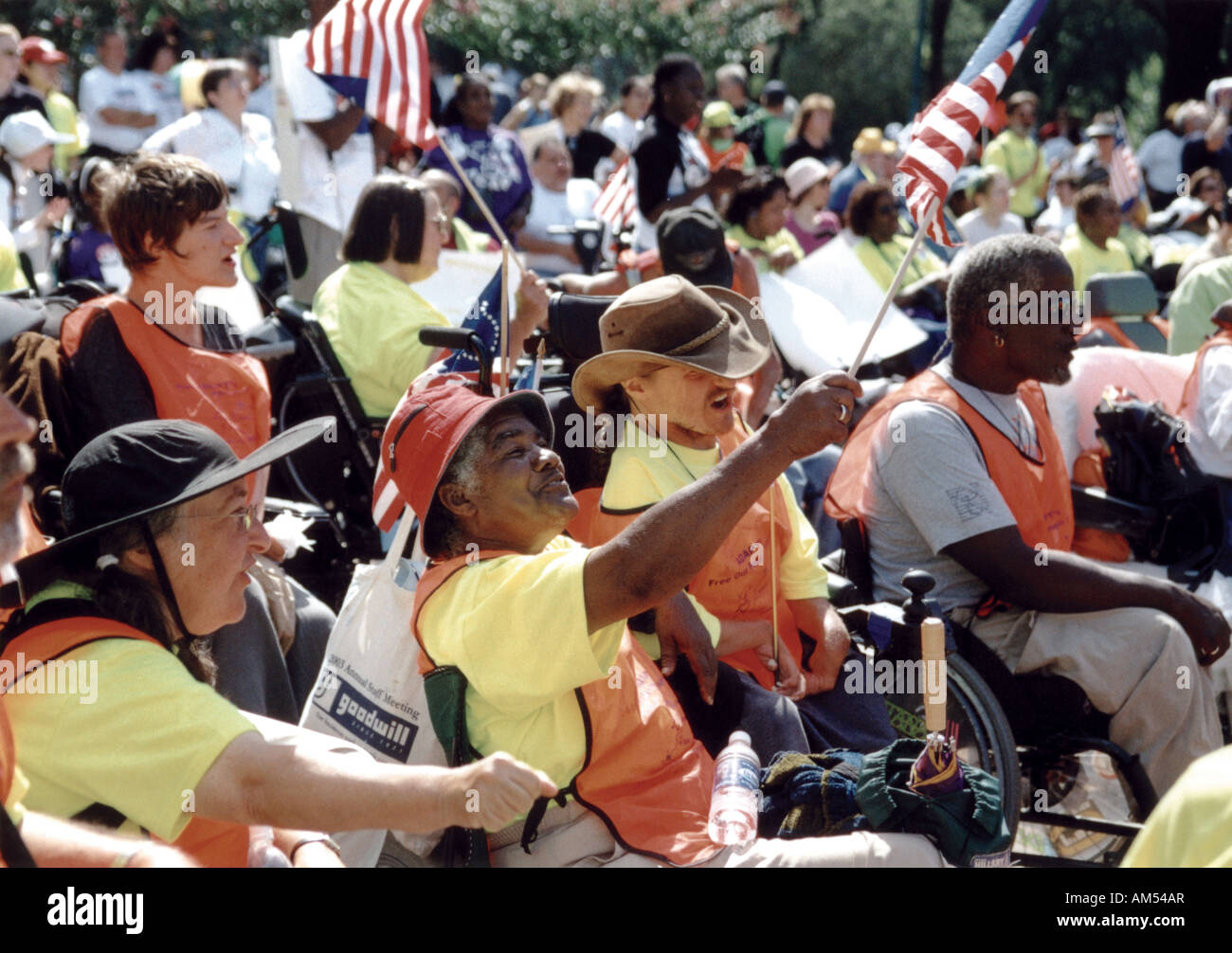 Physically disabled rally hi-res stock photography and images - Alamy