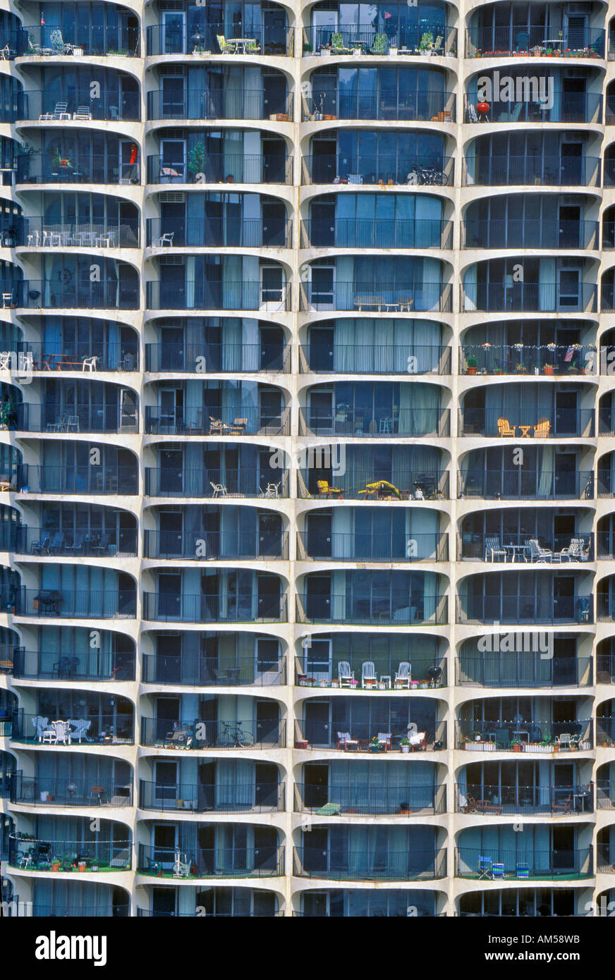 Marina Towers Apartments Chicago Illinois Stock Photo Alamy