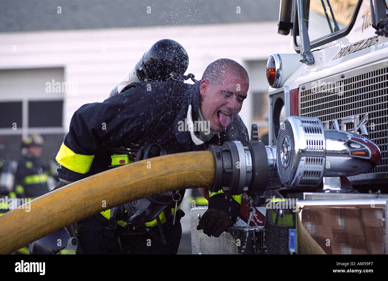 East Hampton NY 073101 Fire training drill by East Hampton Fire