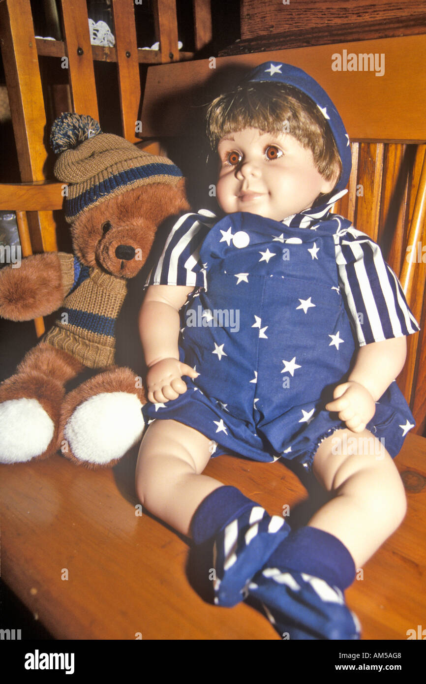 Antique Boy Doll Cape Cod Massachusetts Stock Photo Alamy