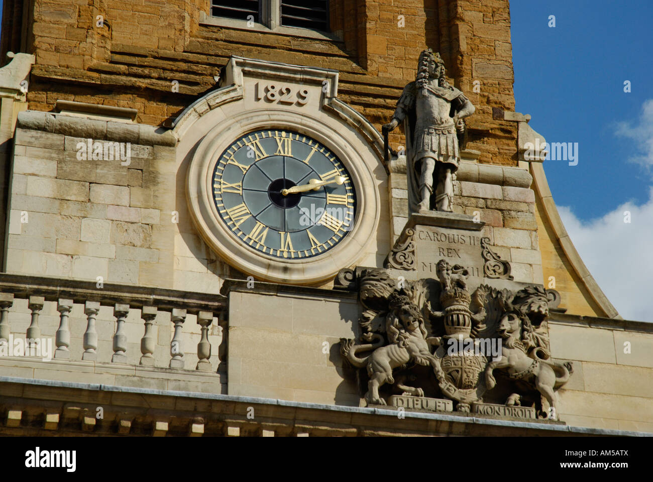 Close up of clock tower, All Saints Church, Northampton, England UK Stock Photo Alamy