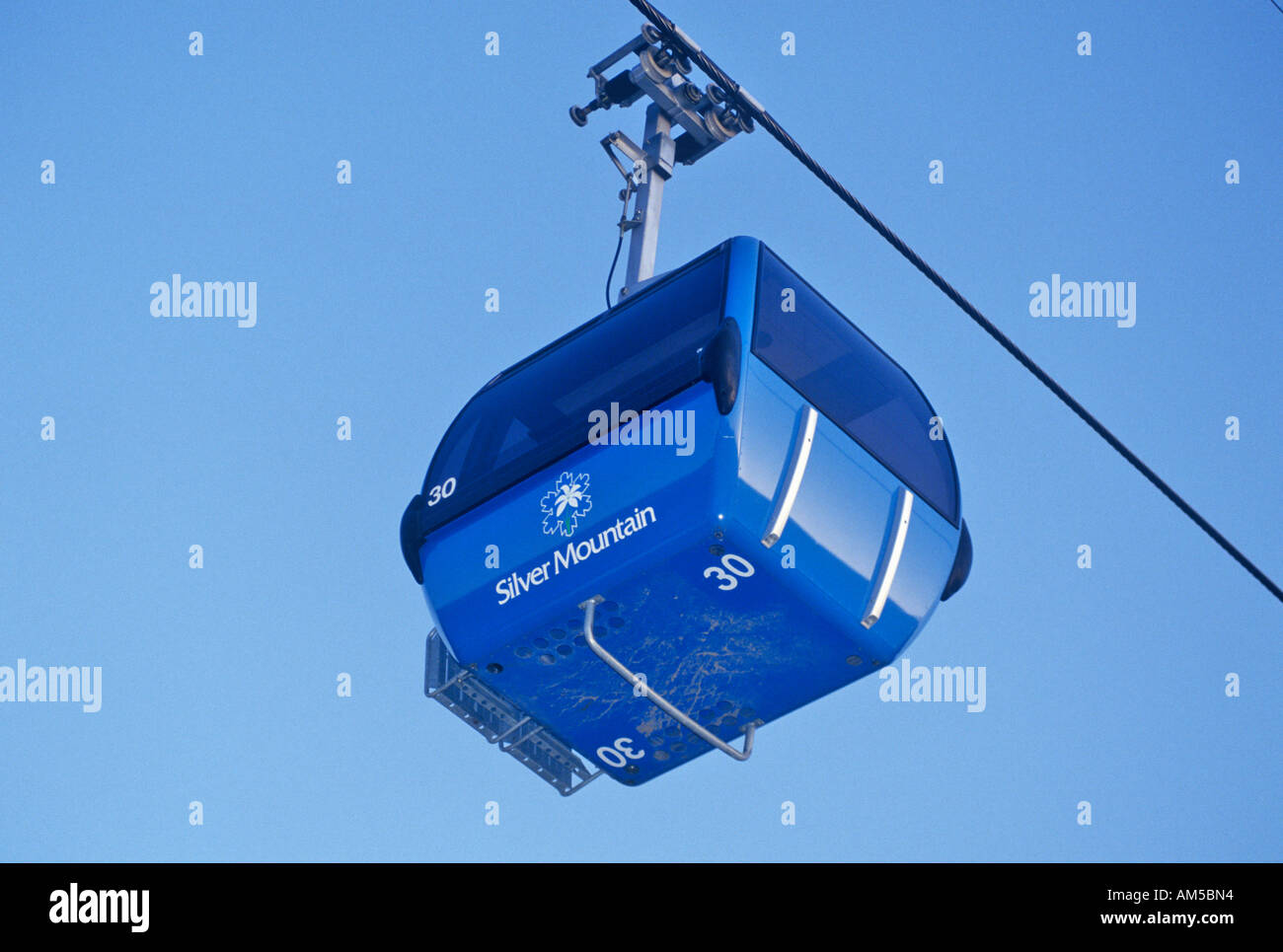Silver Mountain Gondola Kellogg Idaho Stock Photo Alamy