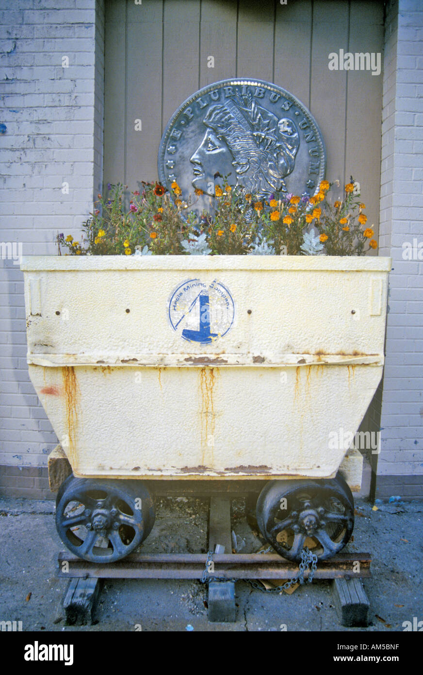 Wallace District Mining Museum Wallace Idaho Stock Photo Alamy