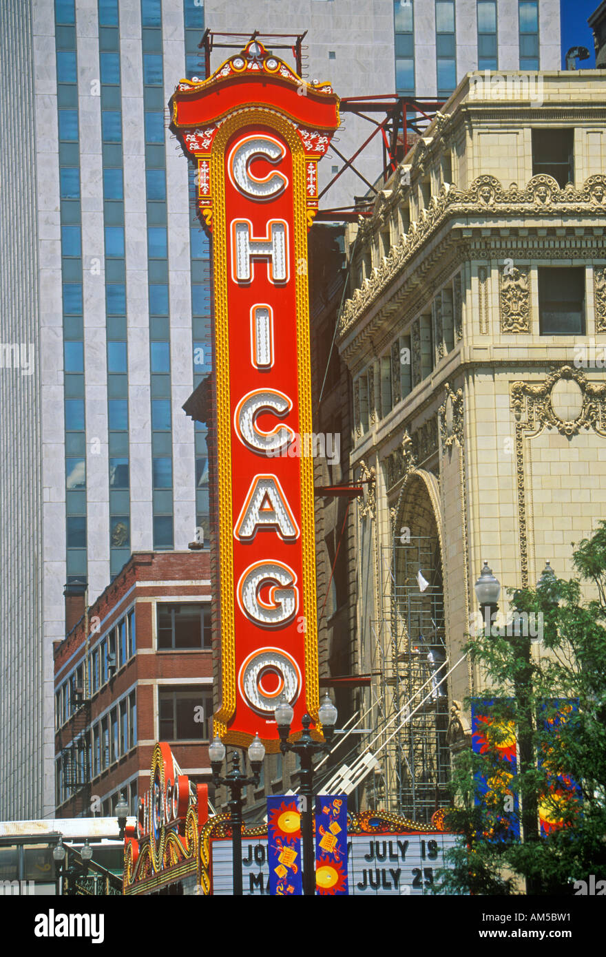 Chicago Theater Chicago Illinois Stock Photo - Alamy