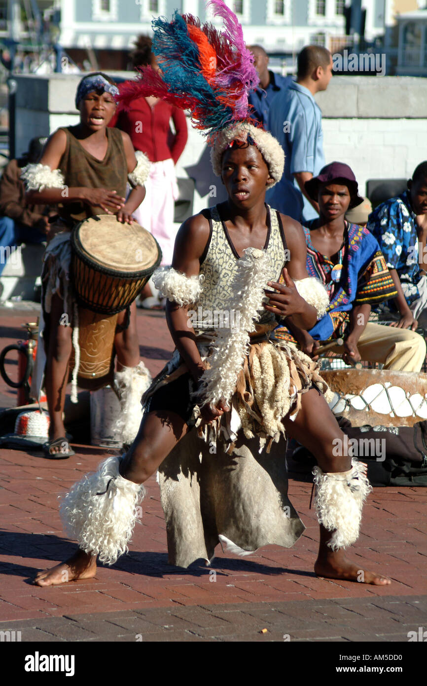 Cape Town South Africa RSA African Dancers Performing at the Victoria and  Albert Waterfront Waterfront Development Stock Photo - Alamy