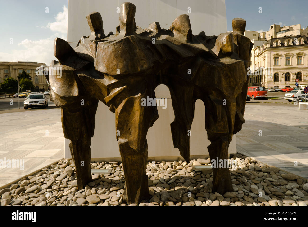 Monument to the Heroes of the Revolution of 1989, Bucharest, Romania Stock Photo
