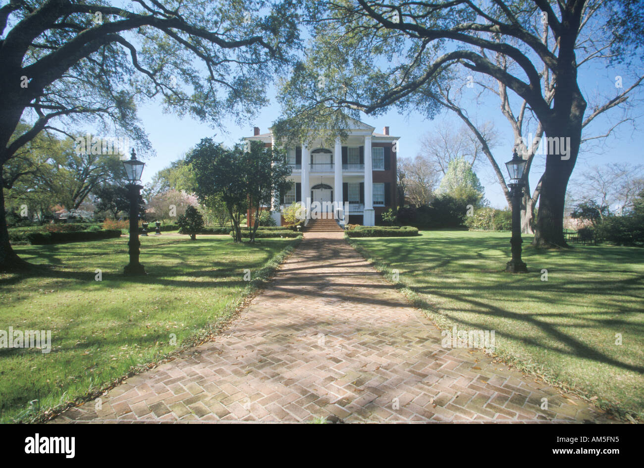 Rosalie antebellum mansion natchez mississippi hires stock photography