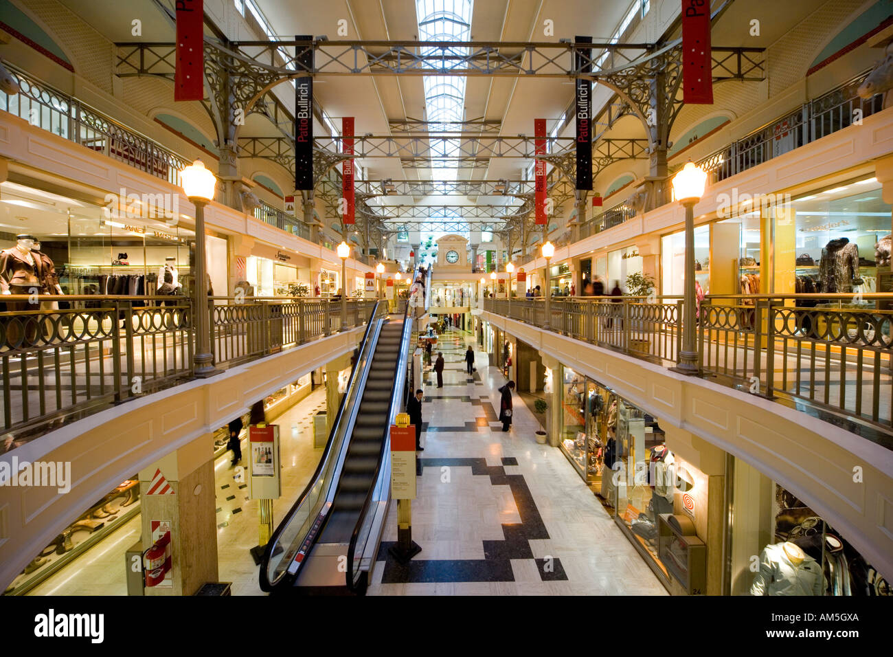 Shopping center centre Patio Bullrich Mall Buenos Aires interior Stock Photo