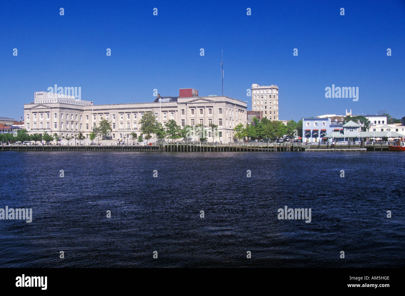 Wilmington NC skyline Stock Photo - Alamy