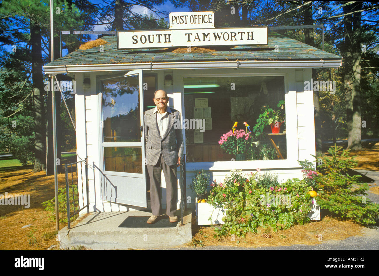 South Tamworth NH Post Office Stock Photo Alamy