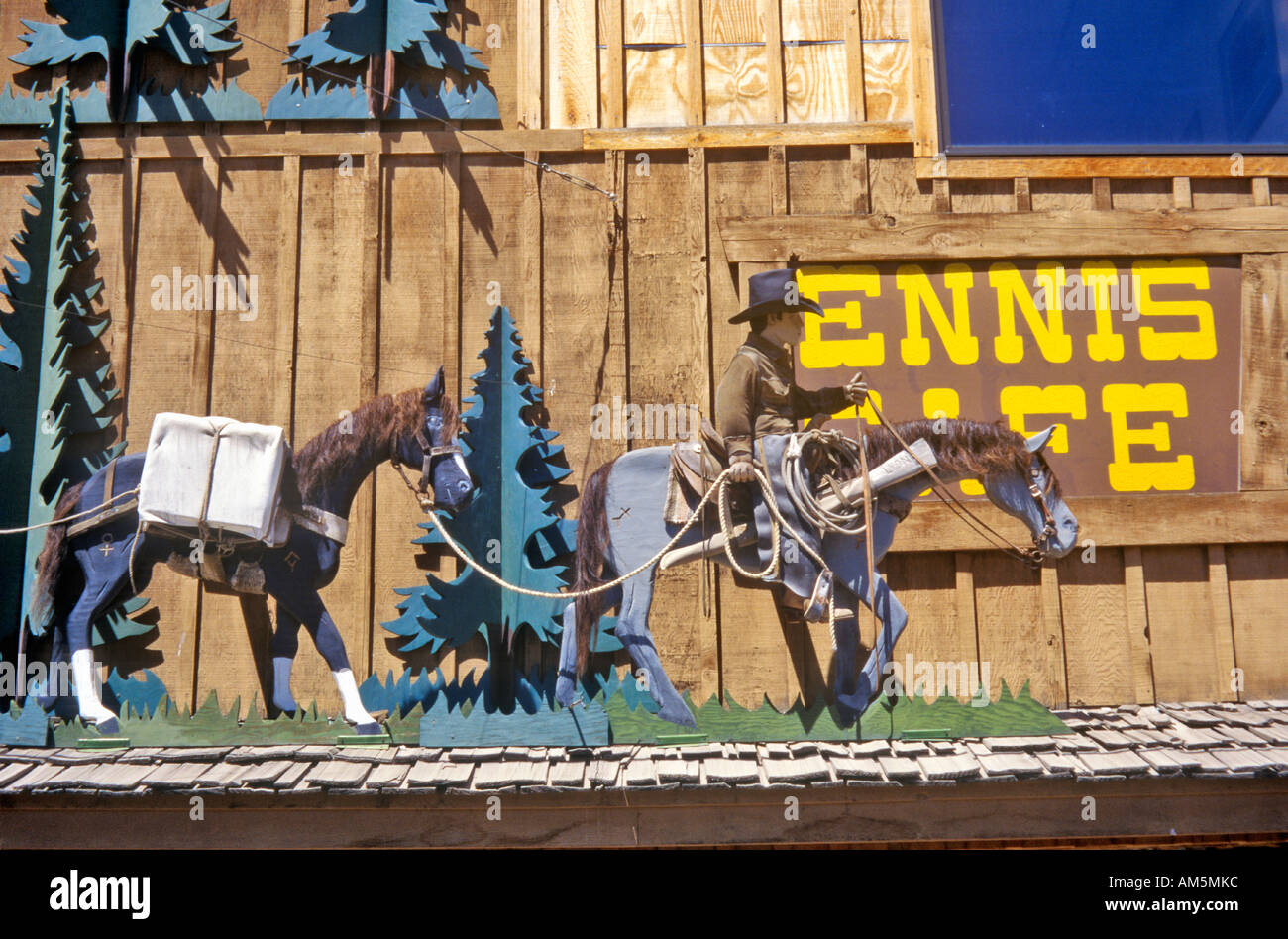 Ennis Café Ennis MT Stock Photo Alamy