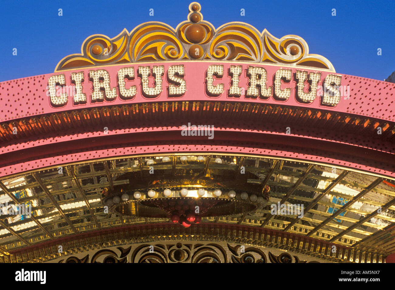 Circus Circus Hotel and Casino Las Vegas NV Stock Photo