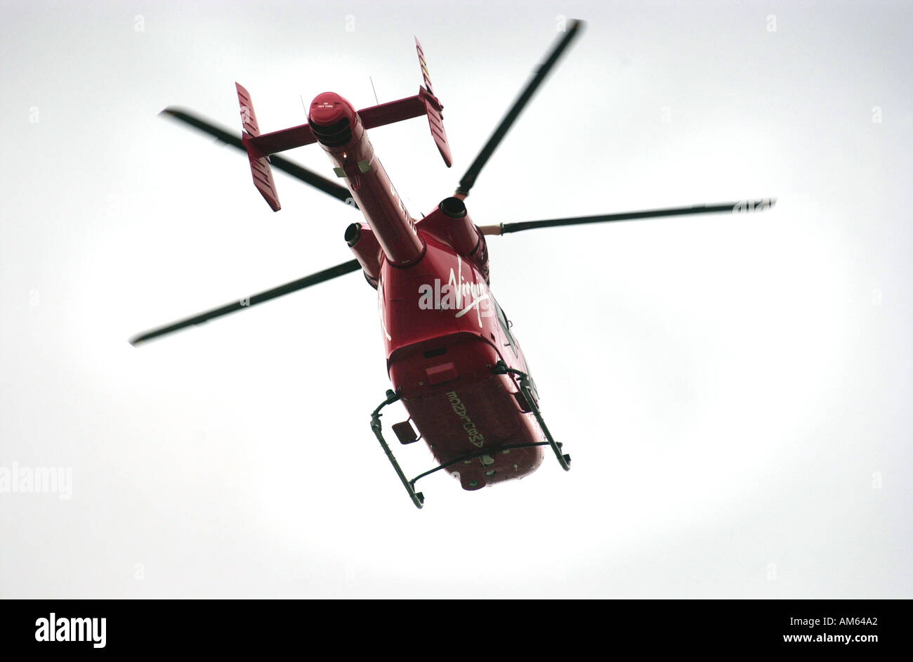 Potters Bar train crash The London Air ambulance leaves the scene of