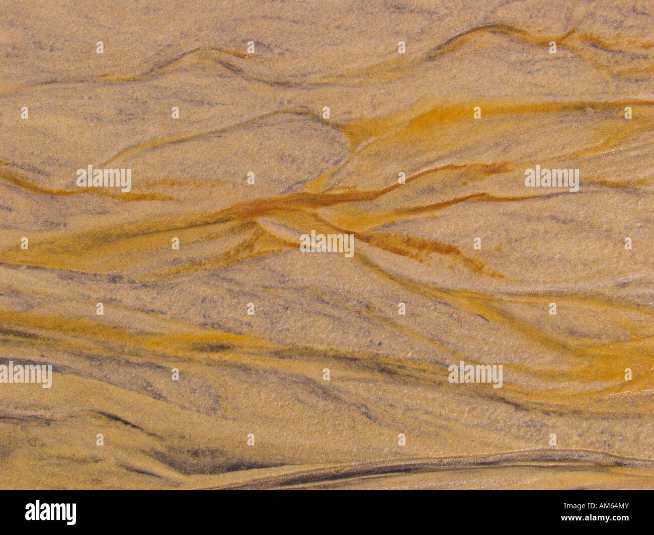 abstract design pattern abstract sand oil minerals iron materials rainbow color colour photograph close up macro landscape moons Stock Photo