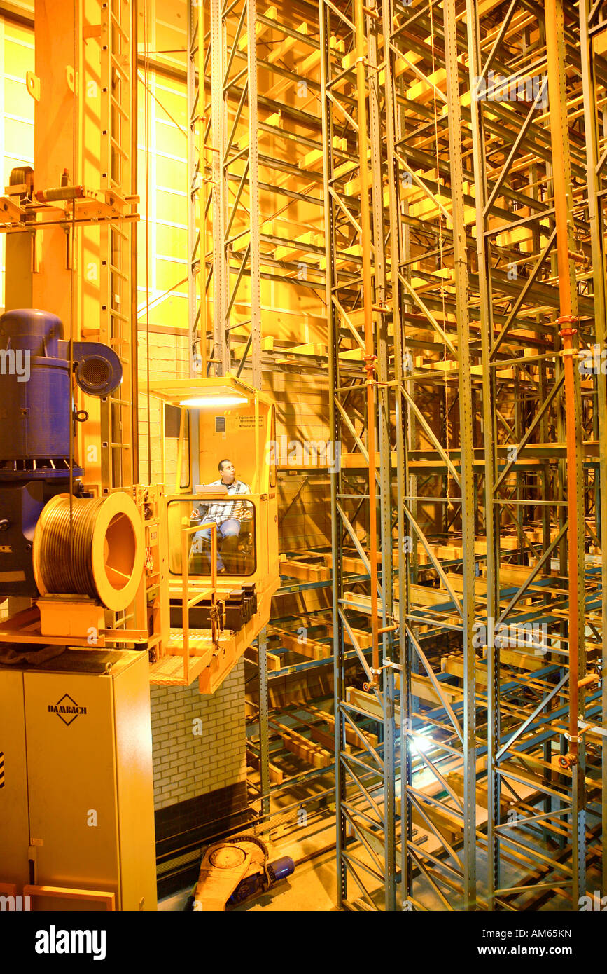 Bookbindery, binding books company. Bindery bindings of magazines Stock