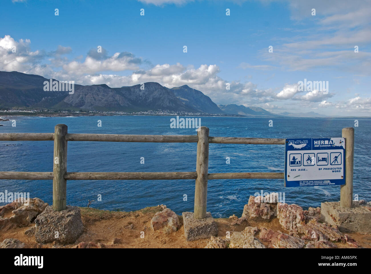 Hermanus view point for whales Walker Bay, Hermanus, South Africa