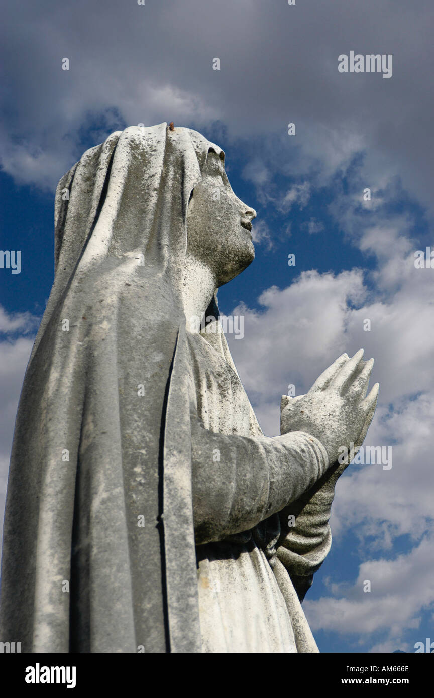 Stone sculpture on monument memorial Stock Photo