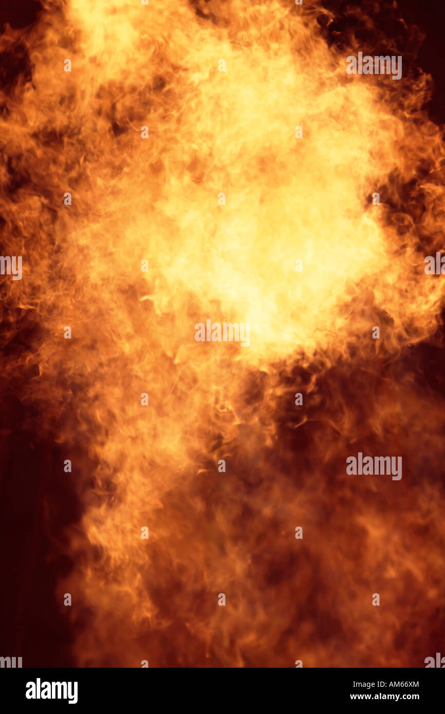 Flame of a gas burner Stock Photo Alamy