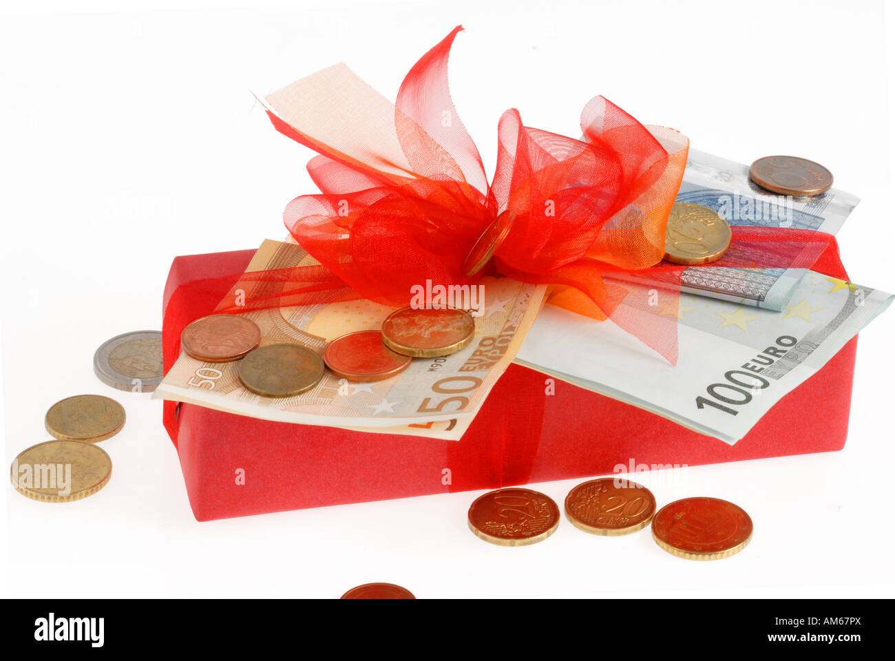 Gift of money Stock Photo